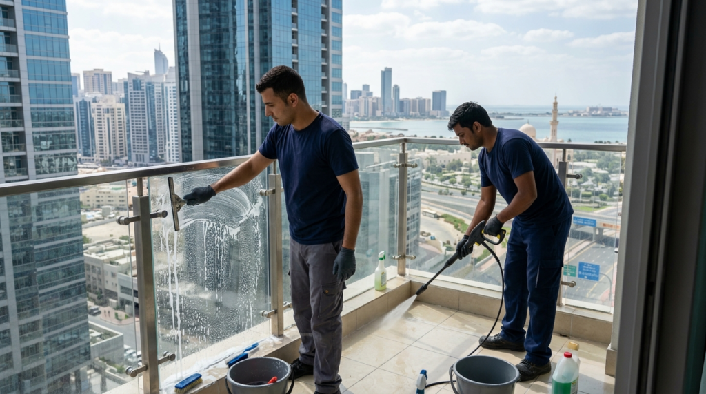 Balcony Cleaning Services Abu Dhabi
