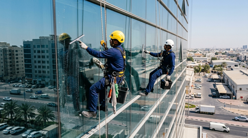 Exterior Window Cleaning in Mussafah