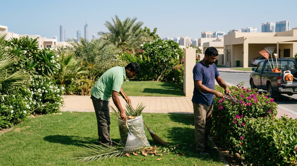 Garden Cleaning Services Abu Dhabi