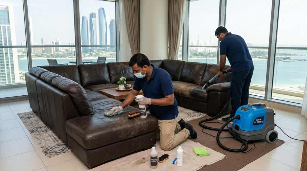 Leather Sofa Cleaning Abu Dhabi