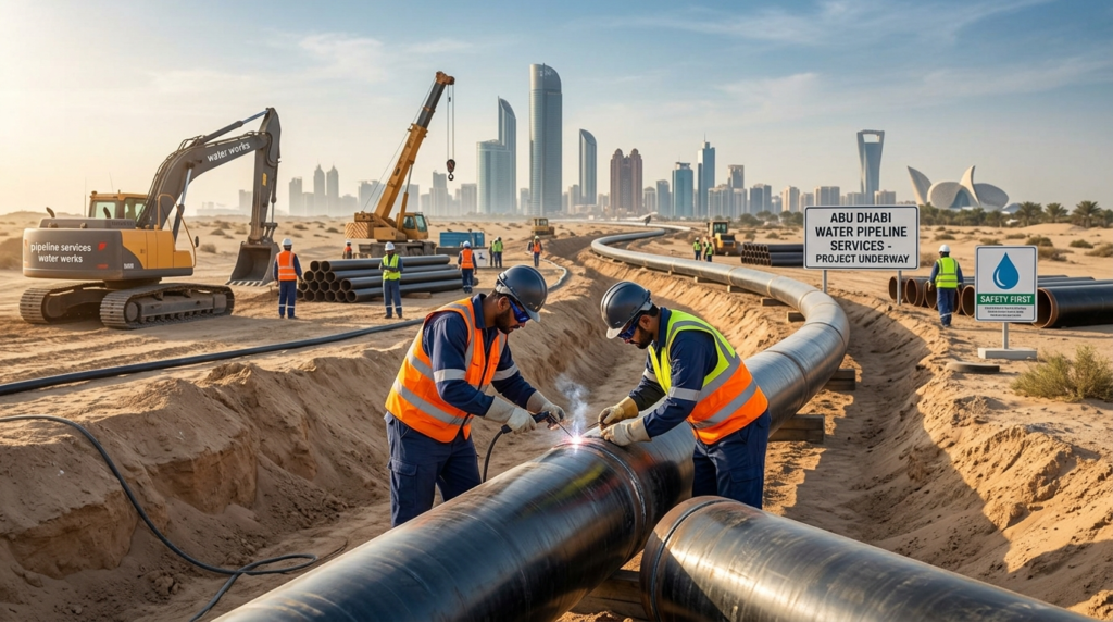 Water and Pipeline Services in Abu Dhabi