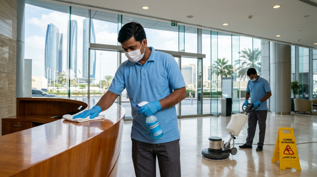 Sanitizing Cleaning Service Abu Dhabi