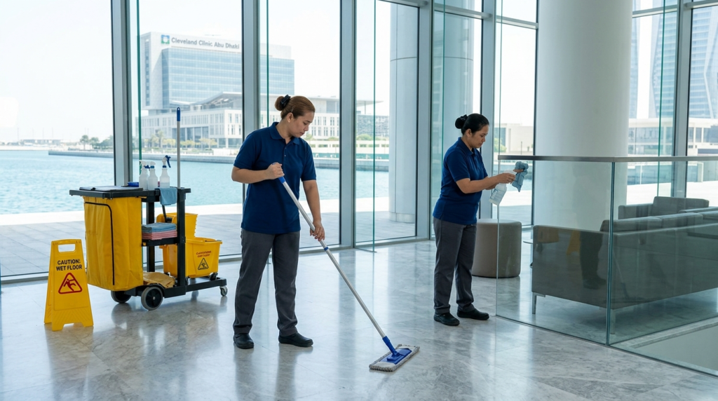 Cleaning Services in Al Maryah Island