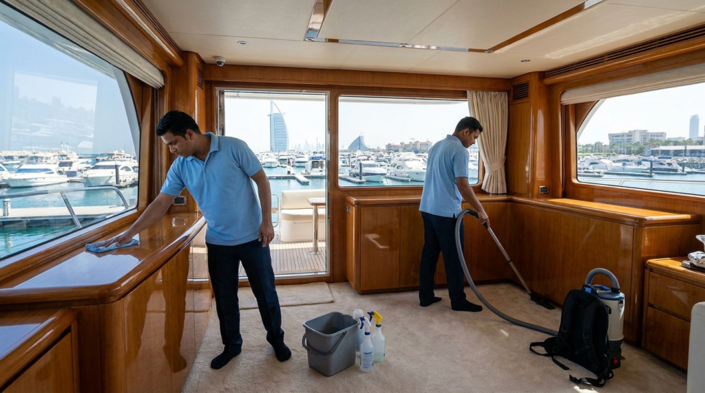 Yacht and Boat Interior Cleaning in Dubai